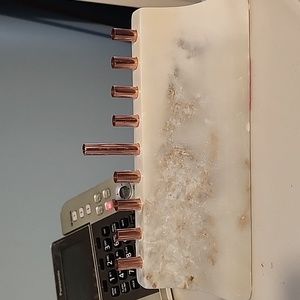 Hanukkah Chanukah Menorah marble made new